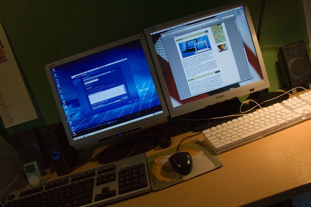 computers running windows and mac os